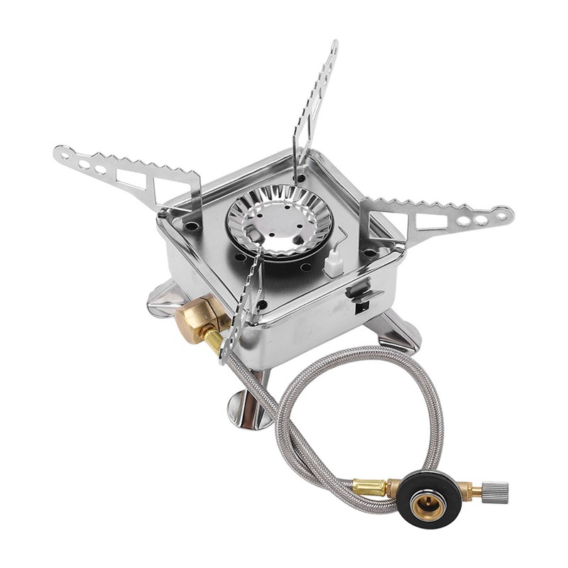 Foldable Camping Stove Light Weight Four Legged Design Safe Portable