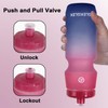 GLEKGLEK Bicycle Water Bottle Leak Proof, Push and Pull Valve,