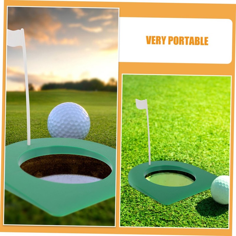 BIUDECO Indoor Golf Putting Cup Set Pcs Flags Golf Practice
