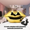 WX 3061 MultiFunctional Cute Lip Shape Telephone Desk Phone Home