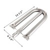 Votenli S1246C (3-Pack) 14.5" x 6.25" Stainless Steel Burner Replacement
