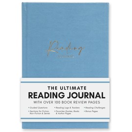 Reading Journal for Book Lovers by epic self – Daily Log Notebook to Remember Plots, Rate Stories & Track Reading Habits – Journal to Record & Review Your Ideas & Memories – Bookworm Companion
