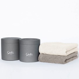 Growing Towel "feel" Bath Towel 2 Piece Gift Set (Monglage x Mist)