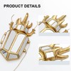 Xinleitan Decorative Bug and Dragonfly Mirrors - Gold Resin and