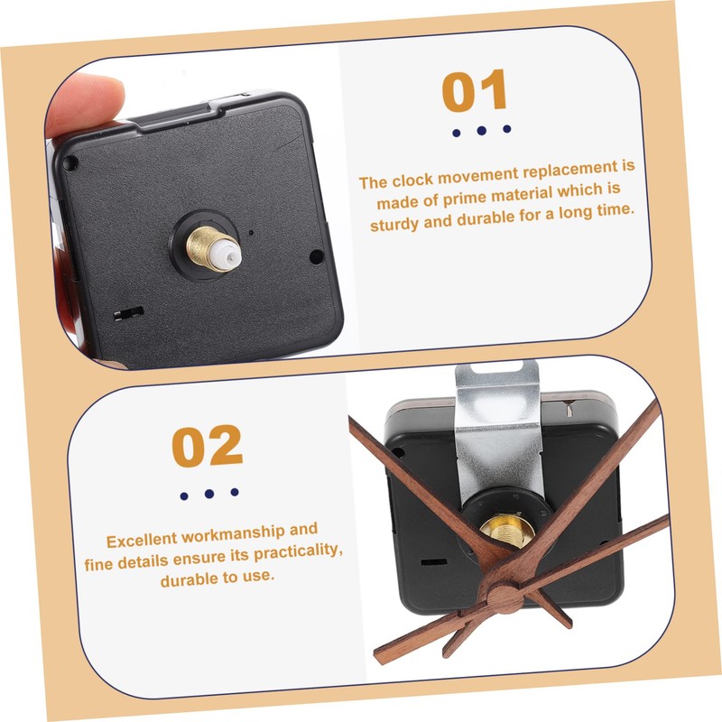 Operitacx 1 Set DIY Quartz Clock Movement Kit Silent Clock