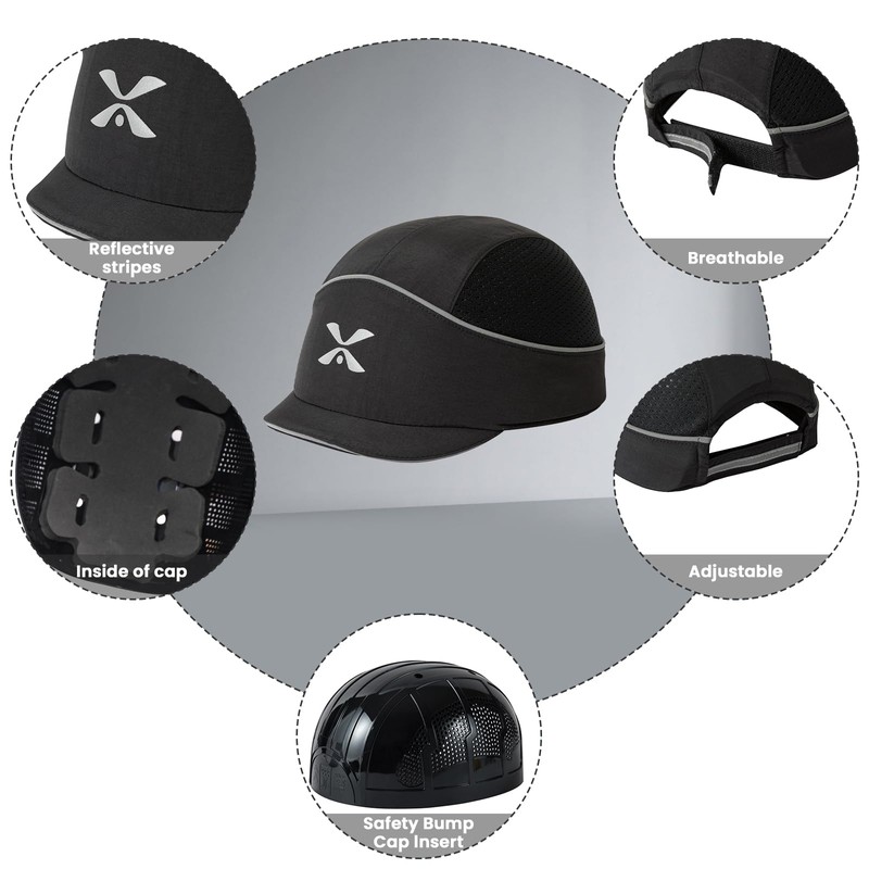 Safety Baseball Bump Cap Lightweight Safety Hard Hat Head Protection