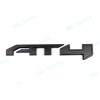 GMC 1PC Matte Black Rear Tailgate AT4 Emblem Badge Fit