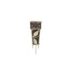 Mum & Dad - Memorial Metal Grave Vase With Gold