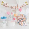 She Said Yes Banner, Bride to Be Party Decorations, Engagent,