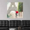 CANVAS ON DEMAND Paris Romance II Wall Decal, Eiffel Tower