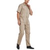 TopTie Men's Work Overalls Short Sleeve Overalls Men's Work Wear