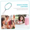 Operitacx Delicate Beaded Phone Lanyard Creative Decorative Phone Rope for
