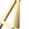Wooden Table Top Easel, 5pcs 5inch Mini Display Wood Easel