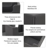 Card Deck Box Magnetic Flap Lid Large Capacity PU Leather