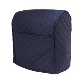 Simple Home Inspirations Quilted Cover Compatible for KitchenAid Stand Mixer, Piped with 2 Pockets (Navy, Mini)