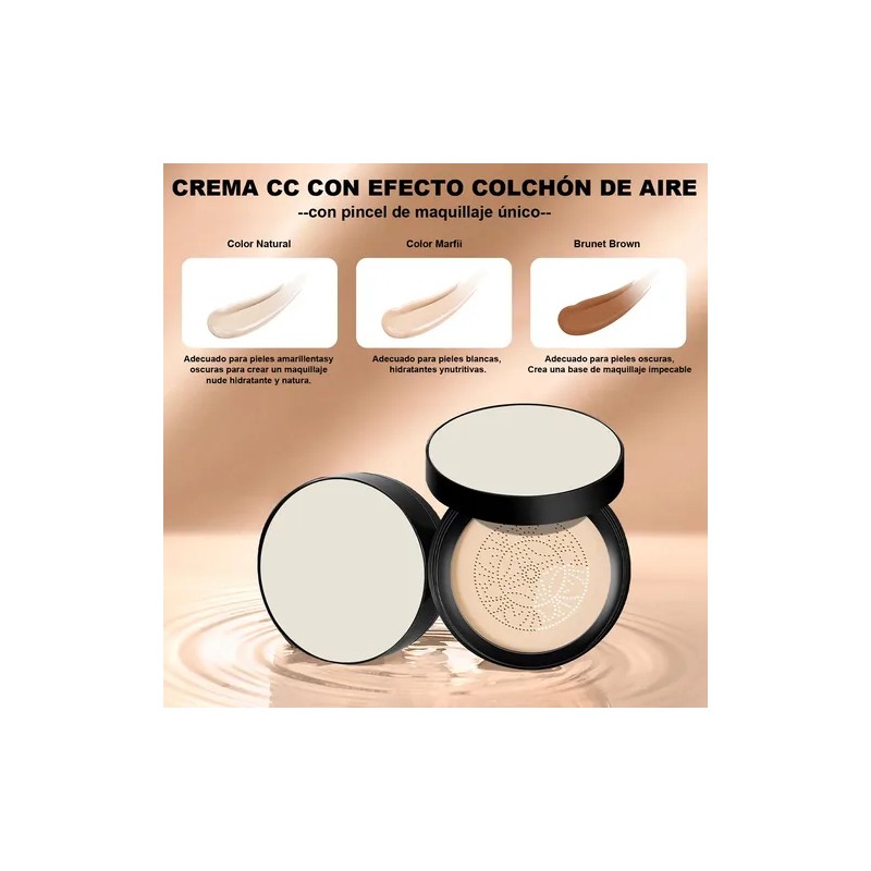 Base De Maquillaje Alta Cobertura Con Acabado Mate Luminoso