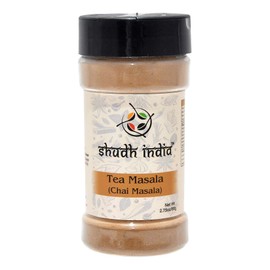 Shudh India | Tea (Chai) Masala Indian Spice Blend | All Natural | Vegan | Gluten Friendly Ingredients | Salt & Sugar Free | NON-GMO | No Colors | Indian Origin |