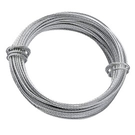 Picture Hanging Wire, 32.5 Feet/10m Metal Picture Wire Heavy Duty 1.5mm Stainless Steel Pictures Hanging String Wires Rope for Mirrors Art Work Clock