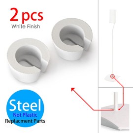 Speaker Stand Aftermarket Custom Parts Compatible for UFS-20 Speaker Stand- Washer, Steel (not Plastic), White, 2pcs