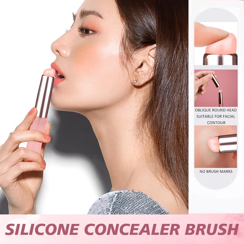 JAMVOLO 2pcs 2024 New Silicone Lip Brush, Silicone Lip Applicator