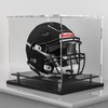Football Helmet Display Case Full Size,Acrylic Helmet Display Case Black