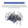 Spider DIY Building Toy Electric Plastic Spider Science Explorer Toy