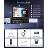 [Motorized] Single Din Touchscreen Car Stereo with Wireless Carplay Android