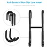 Simtive Shower Door Hooks (3-Pack), Over Door Hooks for Bathroom