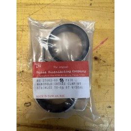 Dixie Harley Davidson shovelhead stainless steel intake manifold clamp with seal