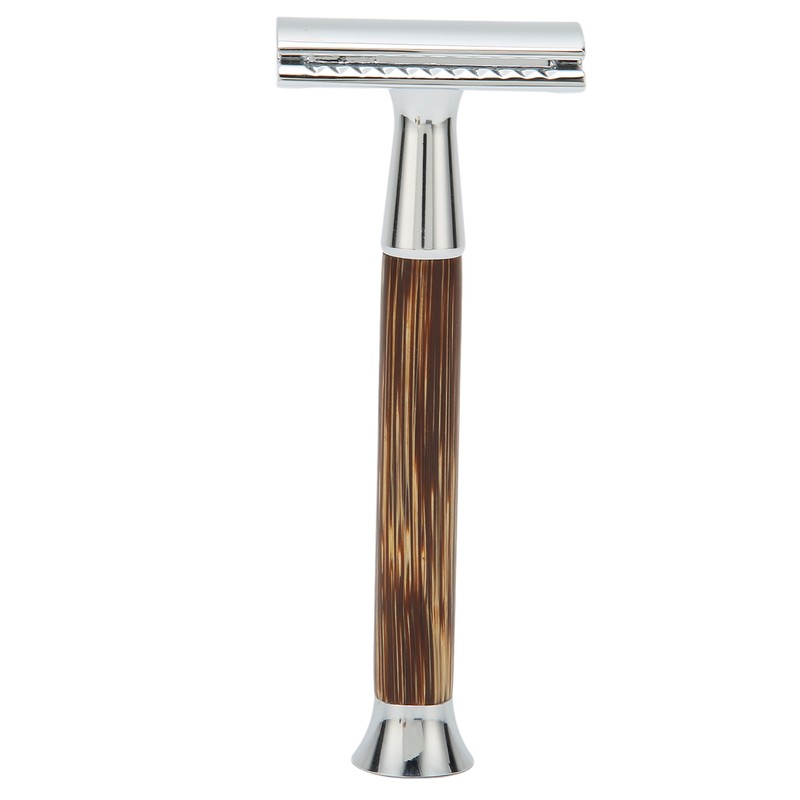 Safety Shaver Professional Double Edge Razor with Heavy Duty Long