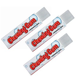 Shock Chewing Gum for Practical Joke Pack of 3