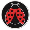Ladybug Patch for Clothes – Embroidered Iron on Patch for
