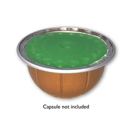 My-Cap's Silicone Cap and Lid to Reuse Capsules (Kiwi Color)