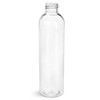 8 Ounce Cosmo Round Bottles, PET Plastic Empty Refillable BPA-Free,