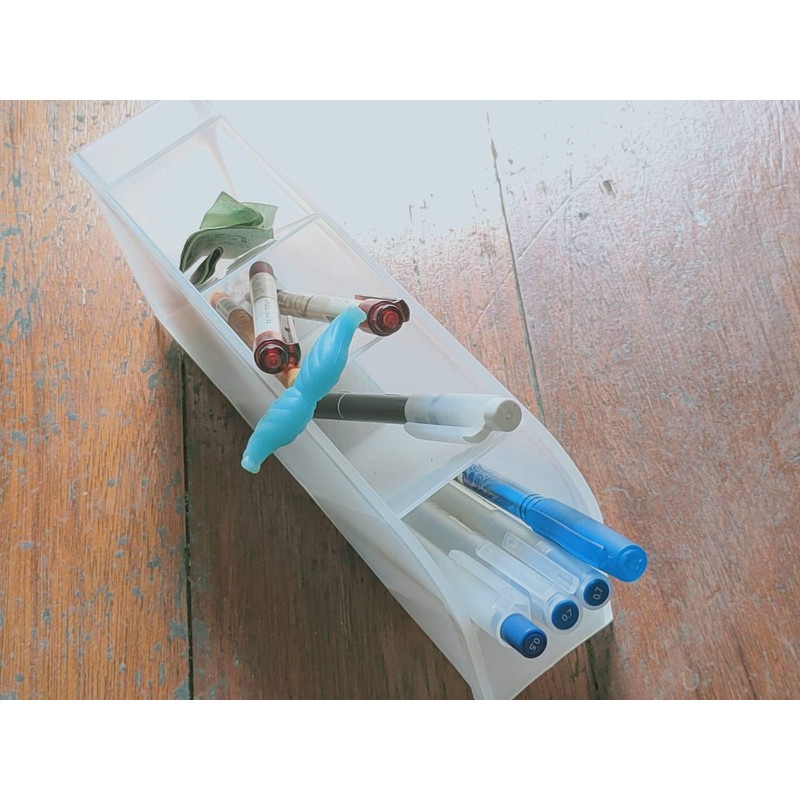 Descubo DeskLabo Tower Pen Stand, Clear 449