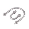 BOZONLI U-Bolt 304 Stainless Steel with Nuts Fastener, Marine Boat