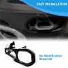 DY 2PCS Front Tow Hooks Heavy Duty Fit For Dodge