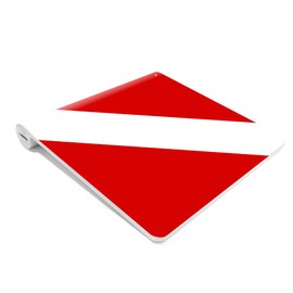 MightySkins Skin Compatible With Apple Magic Trackpad (original) wrap cover sticker skins Scuba Flag