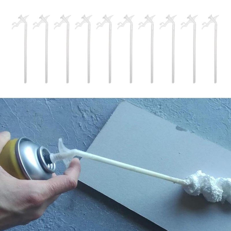10 Pcs Spray Foam Replacement Tubes Nozzle, Gap Filling Insulating