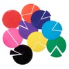 Learning Resources Rainbow Fraction Circles Demonstration Clings, They Cling to