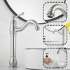 GGStudy 360° Swivel Single Handle One Hole Bathroom Vessel Sink
