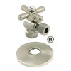 Kingston Brass CC33108XK Vintage Angle Stop Valve, Brushed Nickel
