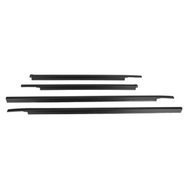 4Pcs Door Window Molding Trim for Suzuki Grand Vitara 2009 2010 2011 2012 2013 Car Outside Door Window Seal Belt Weatherstrip Replaces 83811-65J00 83821-65J00 83831-65J00 83841-65J00