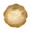 Leaf Bowl for Serving Fruits, Appetizers - Black & Gold