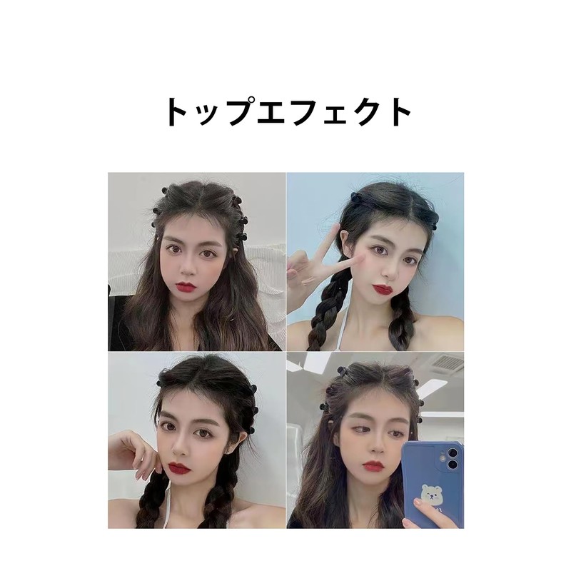 LeTradeJP Mini Hair Clip Set Hair Claw 36pcs Bangs Cute