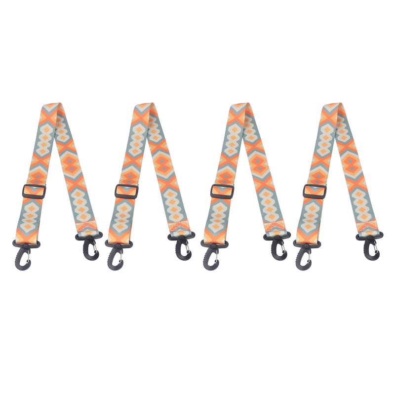 4pcs Ski and Snowboard Boot Carrier Strap Adjustable Thickened Nylon