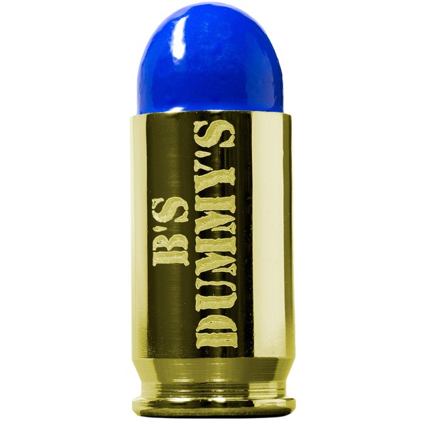 B's Dry Fire Snap Caps - A.K.A. B's Dummy's - Dummy 380 Auto Training Caps (7 Pack) (Blue Brass)