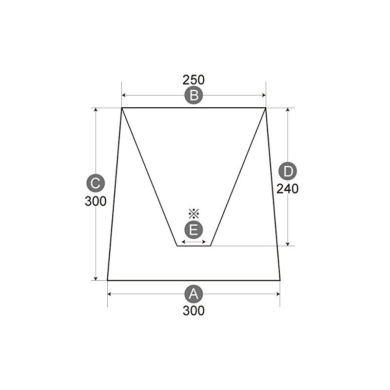 [H – 30253] Lower 240 mm Holder Shade Holder Shade Lamp Shade Replacement,