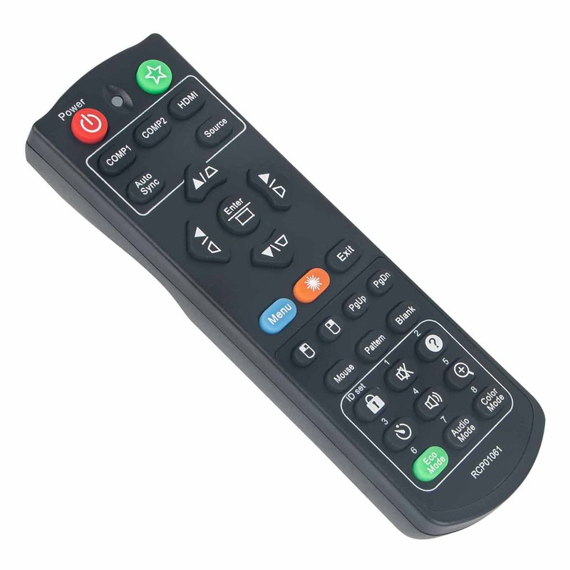 RCP01061 Replacement Remote Control Compatible with ViewSonic Tiger DLP Projectors