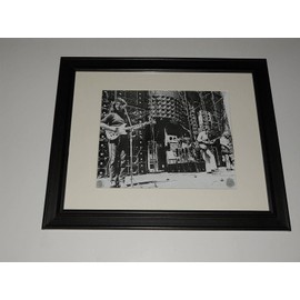 Framed Dead Wall of Sound 1974 Tour Jerry Garcia + Bob Weir, Phil Lesh Poster, 14" by 17" RARE JBL, Altec Speakers, McIntosh amplifiers